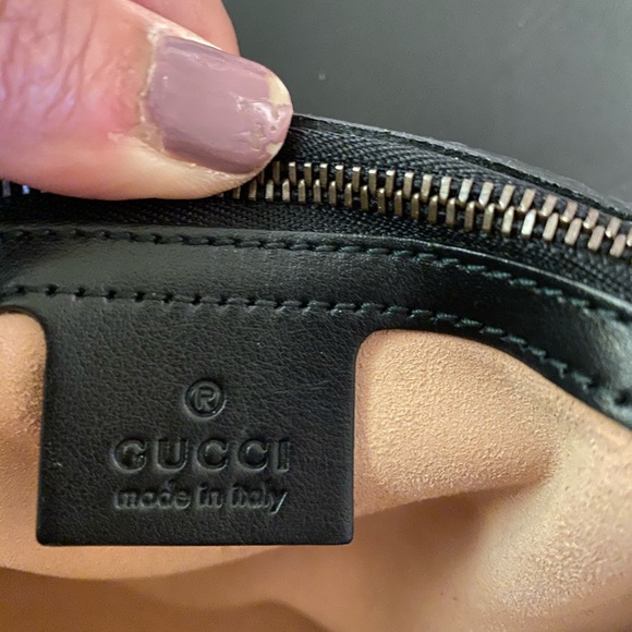 GG Messenger Marmont Animal Studs Medium Black - Picture 8 of 11